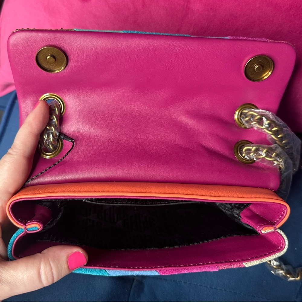❌SOLD❌ Kurt Geiger Multicolor Studded Satchel - Picture 7 of 10